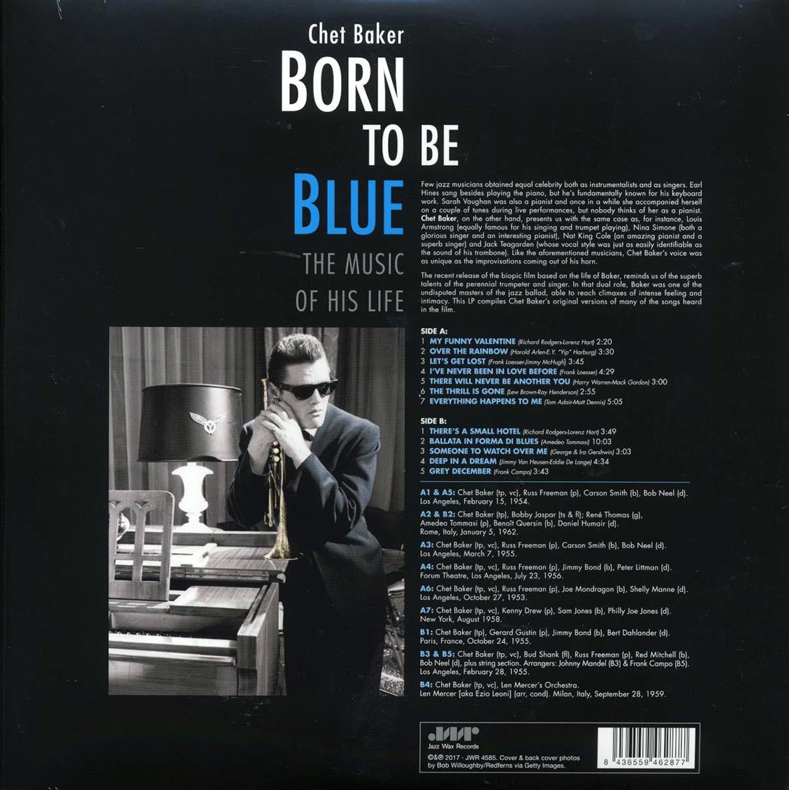 Chet Baker - Born To Be Blue: The Music Of His Life (ltd. ed.) (180g) (remastered) - Vinyl LP, LP