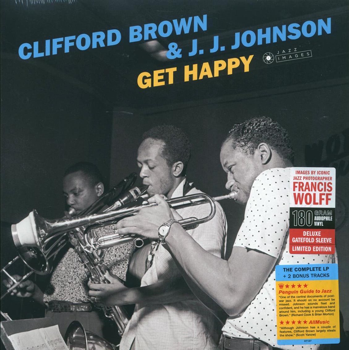 Clifford Brown, JJ Johnson - Get Happy (+2 bonus tracks) (ltd. ed.) (180g) - Vinyl LP