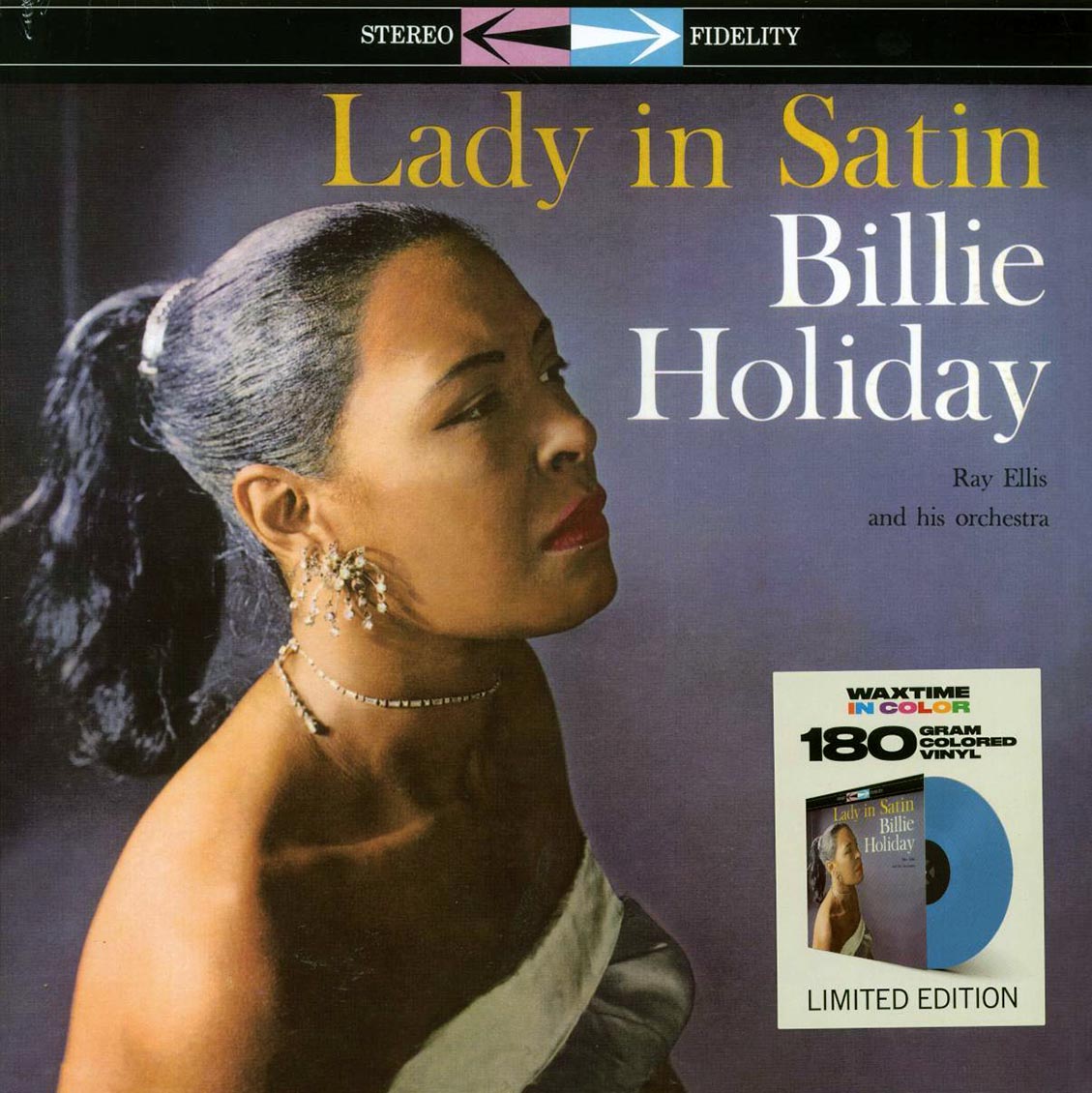 Billie Holiday - Lady In Satin (ltd. ed.) (180g) (blue vinyl) - Vinyl LP