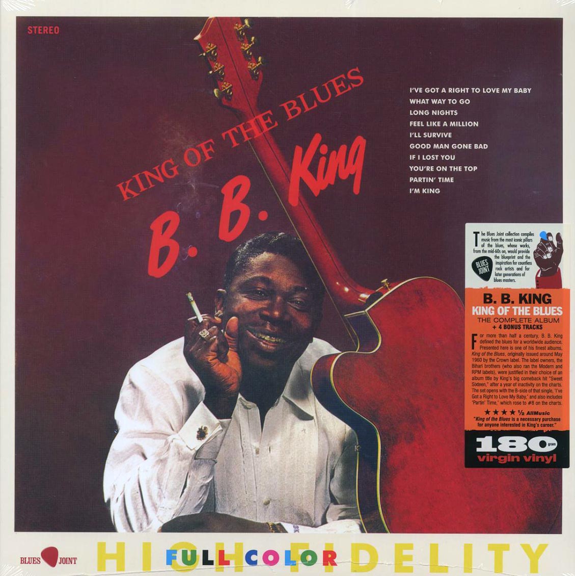 BB King - King Of The Blues (+4 bonus tracks) (ltd. ed.) (180g) - Vinyl LP