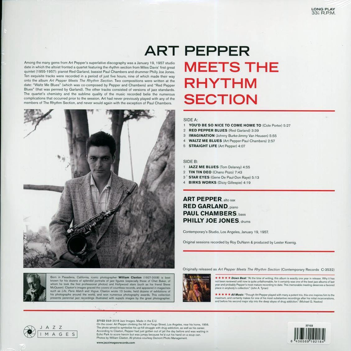 Art Pepper - Meets The Rhythm Section (ltd. ed.) (180g) - Vinyl LP, LP