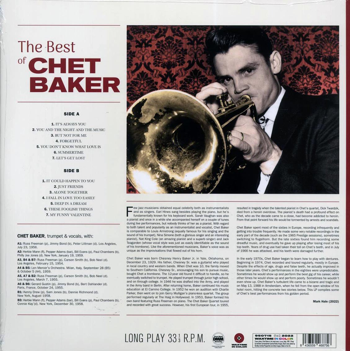 Chet Baker - The Best Of Chet Baker (ltd. ed.) (180g) (purple vinyl) - Vinyl LP, LP