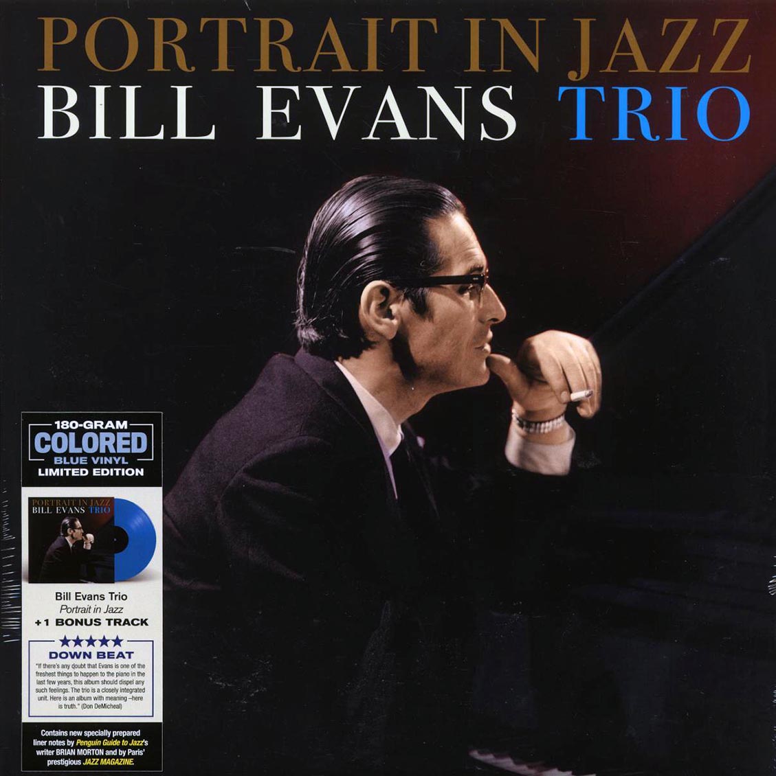 Bill Evans Trio - Portrait In Jazz (+bonus track) (ltd. ed.) (180g) (blue vinyl) - Vinyl LP