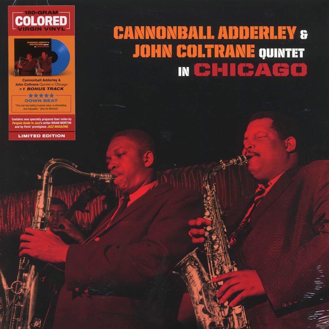 Cannonball Adderley, John Coltrane - Quintet In Chicago (+bonus track) (ltd. ed.) (180g) (blue vinyl) - Vinyl LP