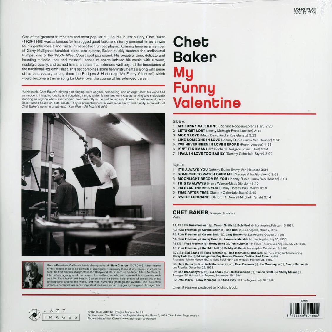 Chet Baker - My Funny Valentine (ltd. ed.) (180g) - Vinyl LP, LP