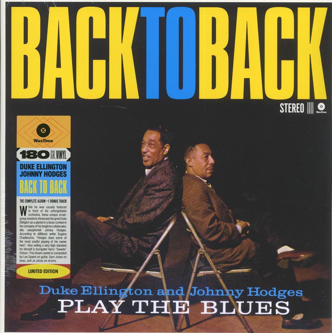 Duke Ellington, Johnny Hodges - Back To Back (+bonus track) (ltd. ed.) (180g) - Vinyl LP