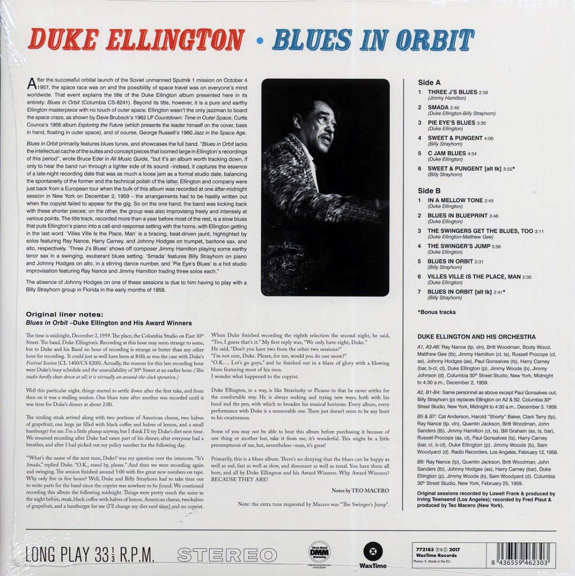 Duke Ellington - Blues In Orbit (+2 bonus tracks) (ltd. ed.) (180g) - Vinyl LP, LP