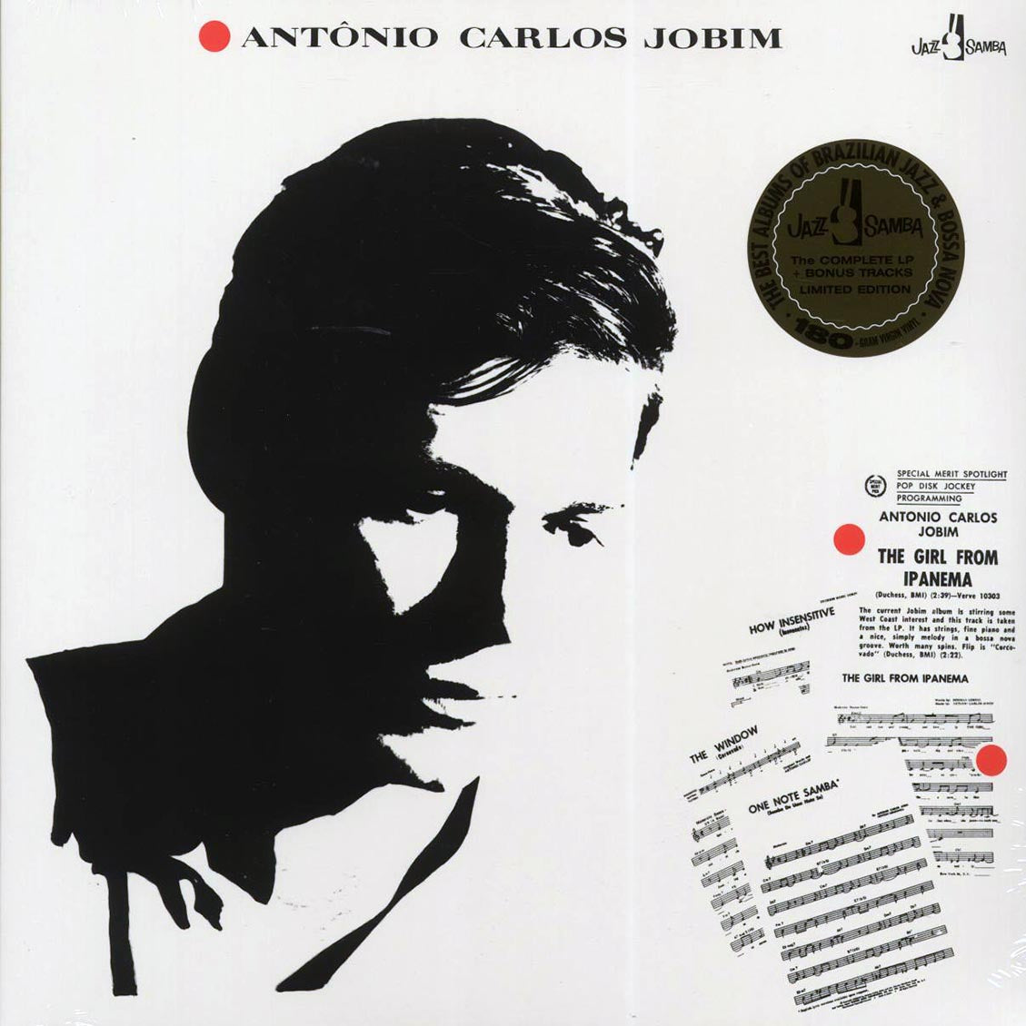Antonio Carlos Jobim - The Girl From Ipanema (+4 bonus tracks) (ltd. ed.) (180g) - Vinyl LP