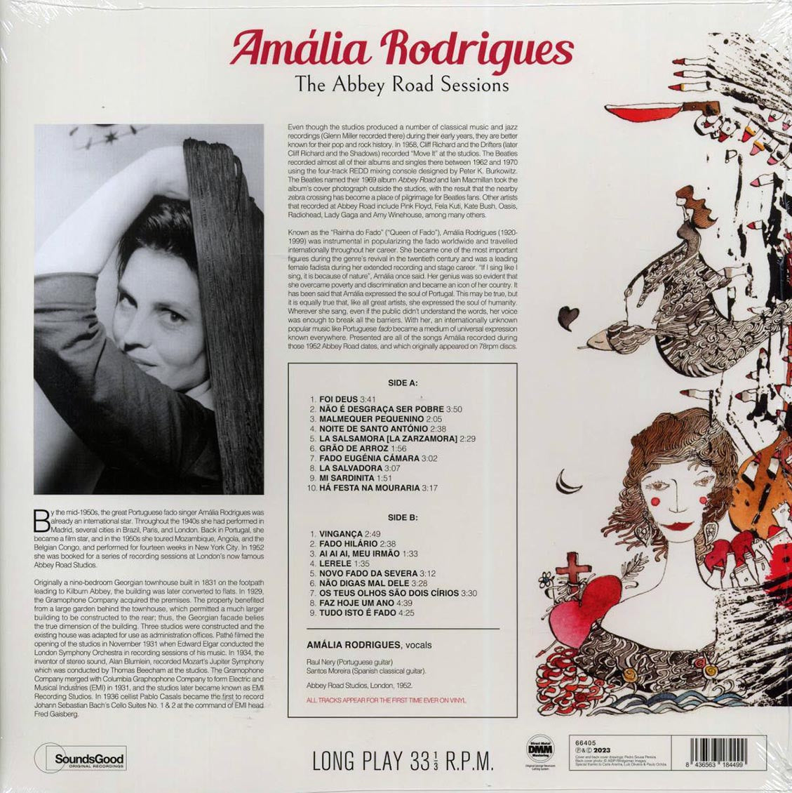 Amalia Rodrigues - The Abbey Road Sessions - Vinyl LP, LP