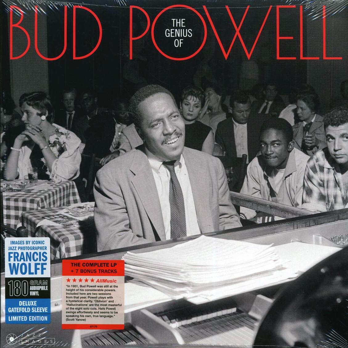 Bud Powell - The Genius Of Bud Powell (+7 bonus tracks) (ltd. ed.) (180g) - Vinyl LP