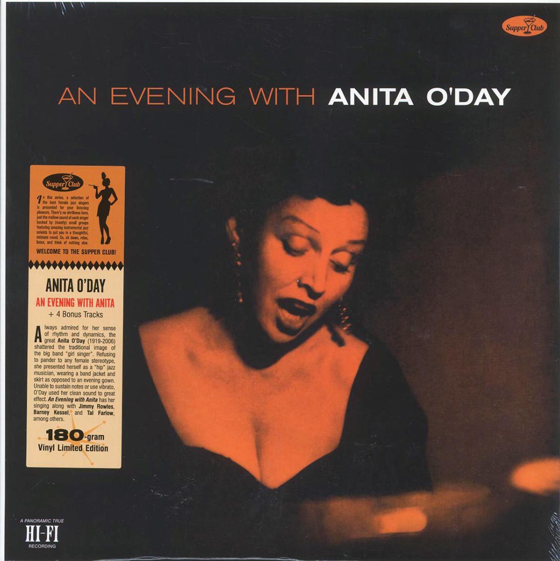 Anita O'Day - An Evening With Anita O'Day (+4 bonus tracks) (ltd. ed.) (180g) - Vinyl LP