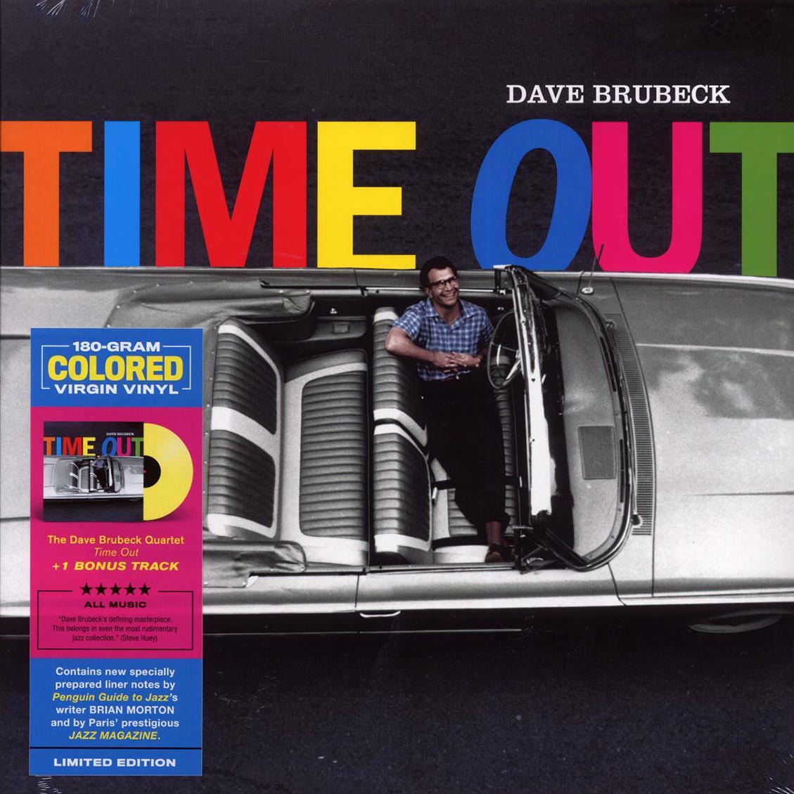 Dave Brubeck Quartet - Time Out (+bonus track) (ltd. ed.) (180g) (yellow vinyl) - Vinyl LP