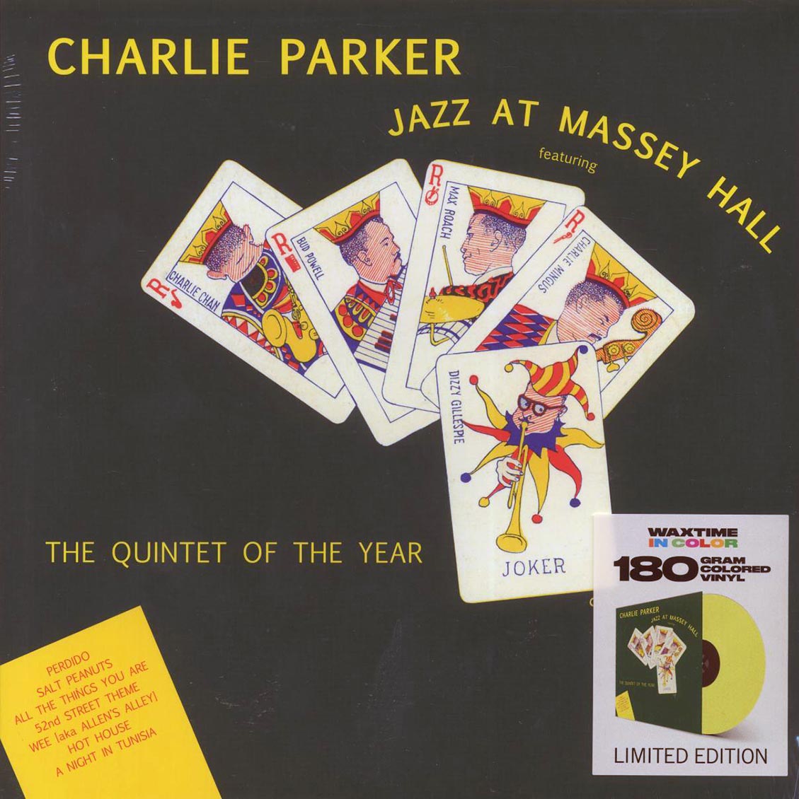 Charlie Parker, Dizzy Gillespie, Bud Powell, Charles Mingus, Max Roach - Jazz At Massey Hall (ltd. ed.) (180g) (yellow vinyl) - Vinyl LP
