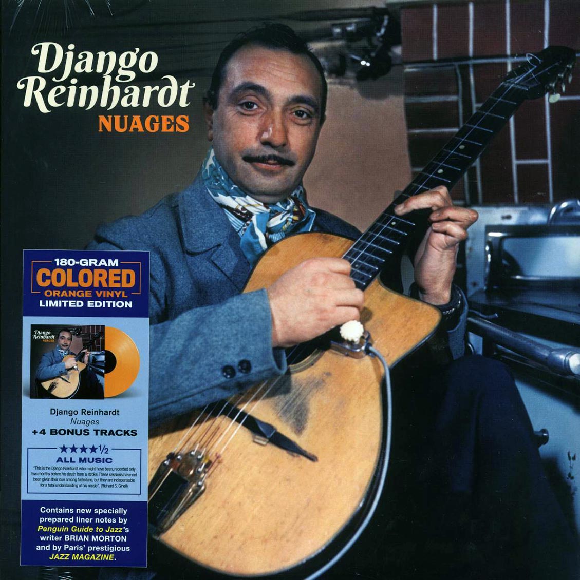 Django Reinhardt - Nuages (+4 bonus tracks) (ltd. ed.) (180g) (orange vinyl) - Vinyl LP