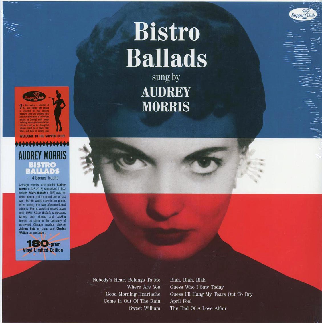 Audrey Morris - Bistro Ballads Sung By Audrey Morris (+4 bonus tracks) (ltd. ed.) (180g) - Vinyl LP
