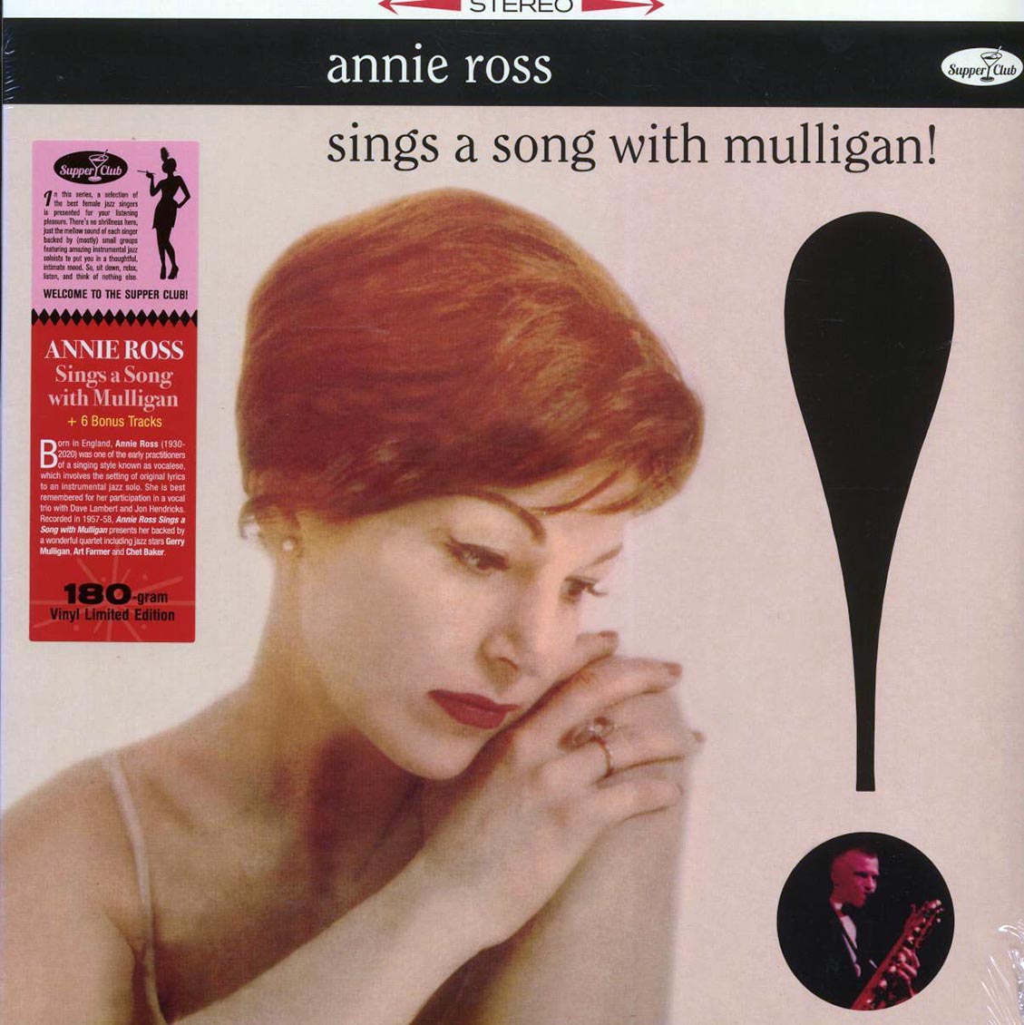 Annie Ross - Sings A Song With Mulligan! (+6 bonus tracks) (ltd. ed.) (180g) - Vinyl LP