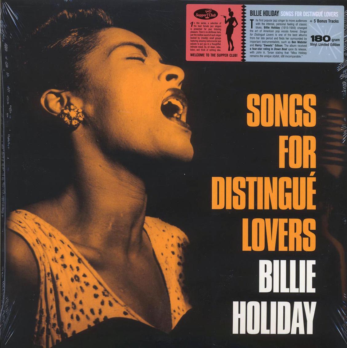 Billie Holiday - Songs For Distingue Lovers (+5 bonus tracks) (ltd. ed.) (180g) - Vinyl LP