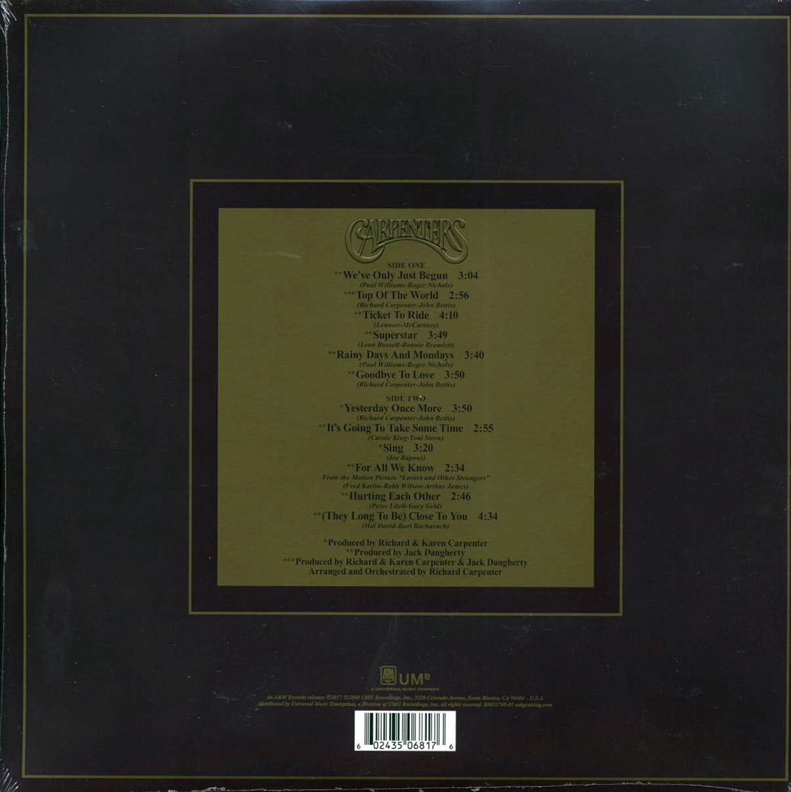 Carpenters - The Singles 1969–1973 (ltd. ed.) (colored vinyl) - Vinyl LP, LP