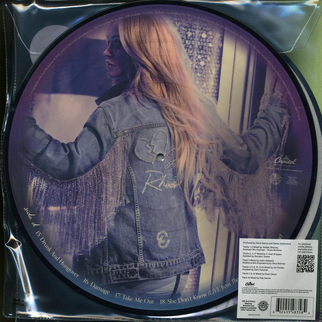 Carrie Underwood - Denim & Rhinestones (Deluxe Edition) (+6 bonus tracks) (ltd. ed.) (2xLP) (deluxe edition) (picture disc) - Vinyl LP, LP