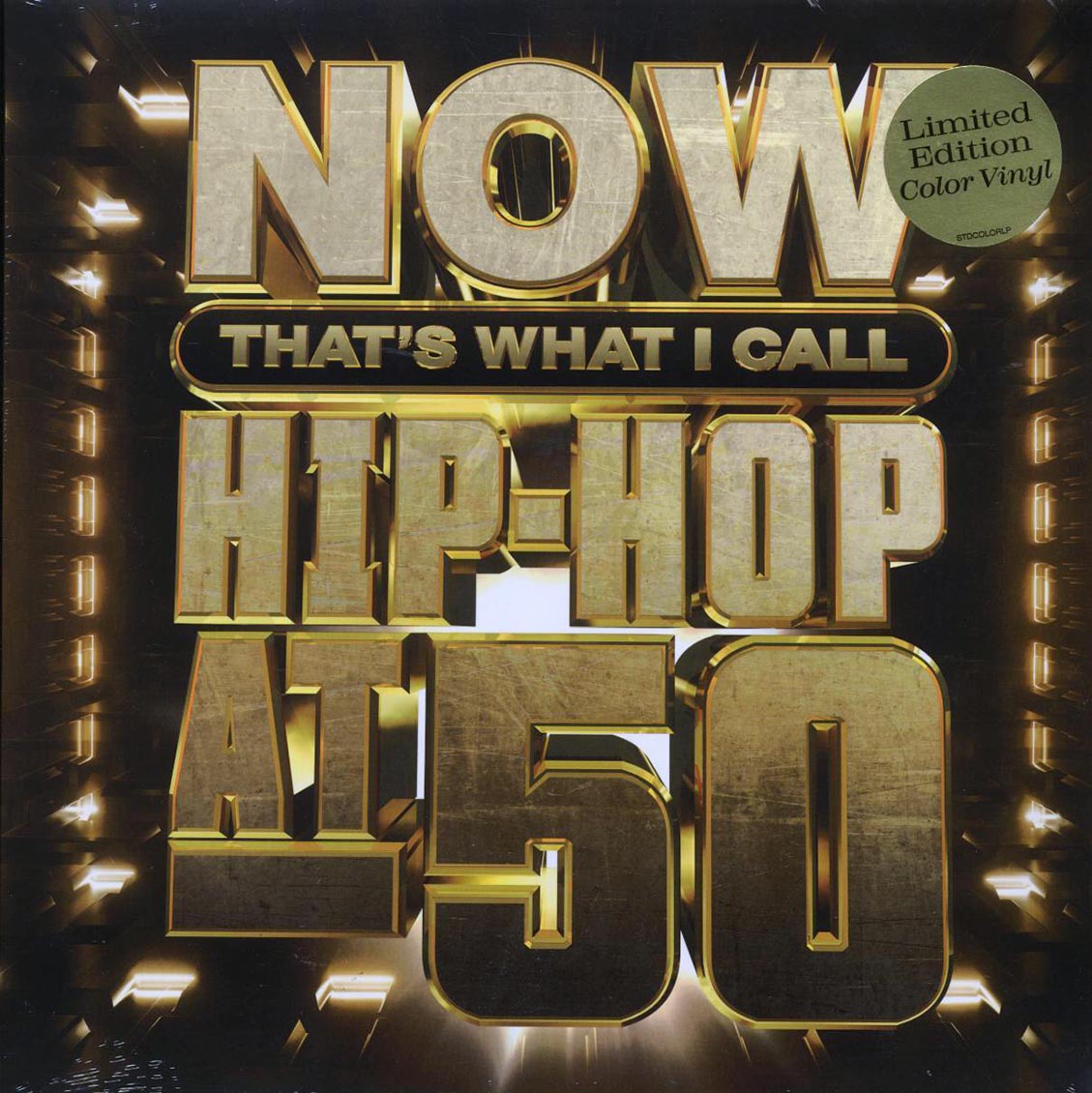Sugarhill Gang, Grandmaster Flash, Public Enemy, Nas, Notorious BIG, OutKast, 50 Cent, Snoog Dogg, Future, Run-DMC, Etc. - Now That's What I Call Hip-Hop At 50 (2xLP) (black ice vinyl) - Vinyl LP