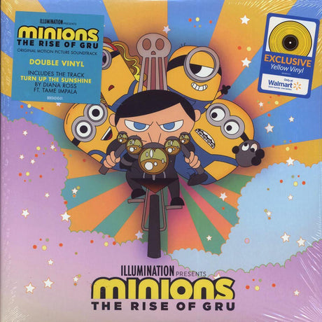 Diana Ross, Tame Impala, Brittany Howard, St. Vincent, Etc. - Minions: The Rise Of Gru Original Motion Picture Soundtrack (2xLP) (yellow vinyl) - Vinyl LP, LP