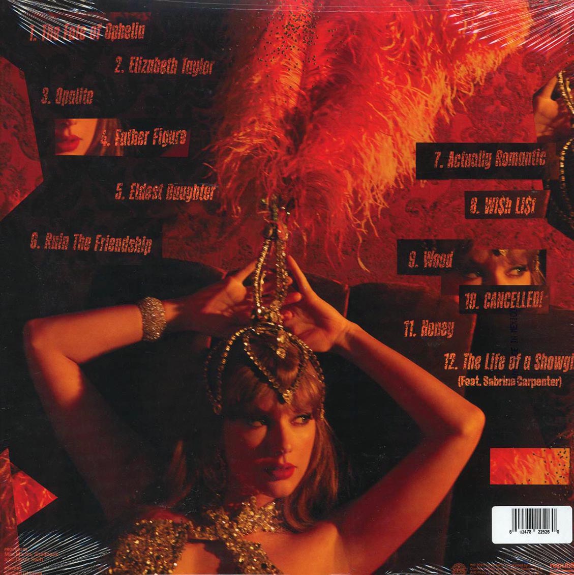 Taylor Swift - The Life Of A Showgirl (ltd. ed.) (portofino orange glitter vinyl) - Vinyl LP, LP
