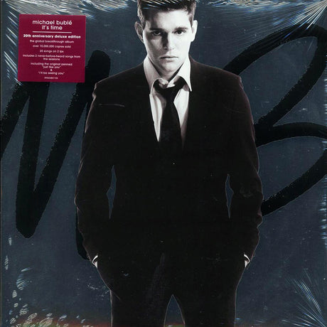 Michael Buble - It's Time (20th Anniv. Ed.) (+2 bonus tracks) (2xLP) (deluxe edition) (silver vinyl) - Vinyl LP, LP