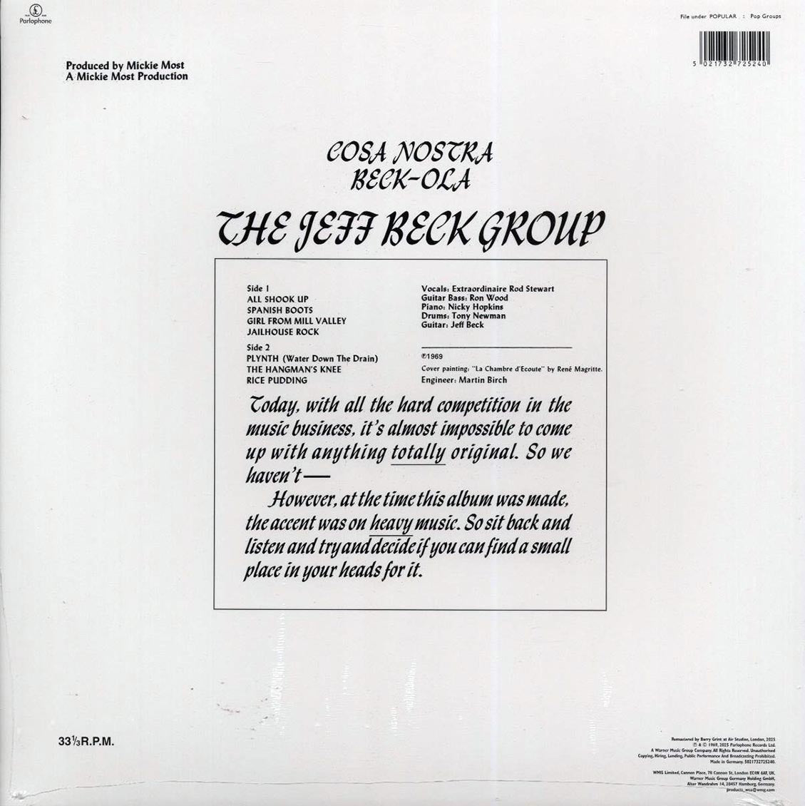 Jeff Beck Group - Beck-Ola (white vinyl) - Vinyl LP, LP