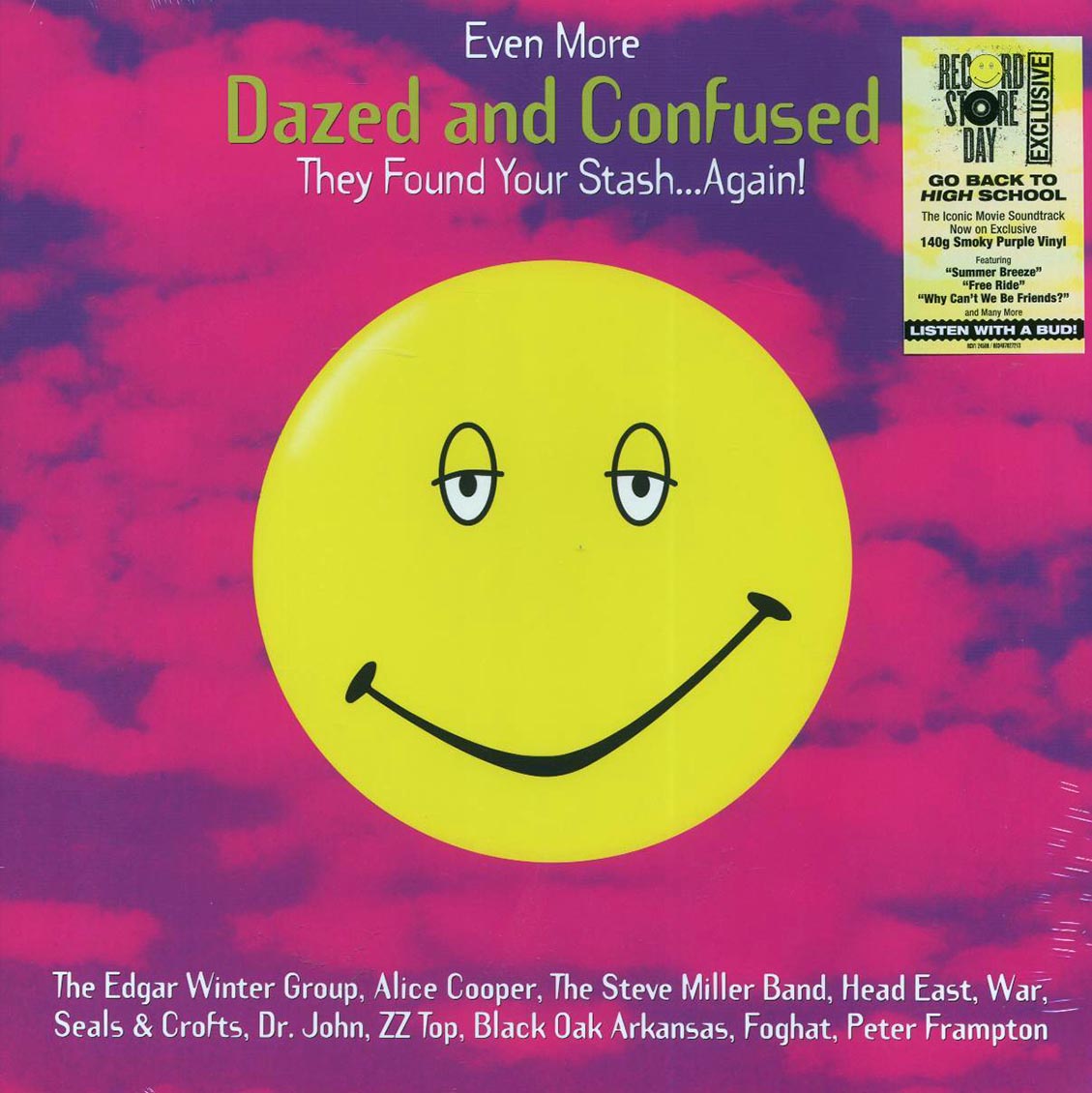 Alice Cooper, ZZ Top, Peter Frampton, War, Black Oak Arkansas, Foghat, Etc. - Even More Dazed And Confused: Music From The Motion Picture (RSD 2024) (purple vinyl) - Vinyl LP