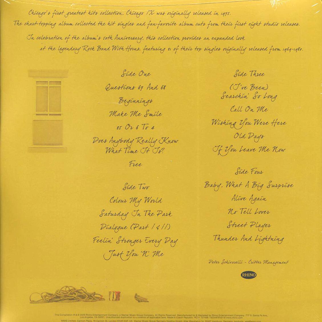 Chicago - Chicago IX 50th Anniversary Expanded Greatest Hits (50th Anniv. Ed.) (+bonus tracks) (2xLP) (expanded edition) - Vinyl LP, LP