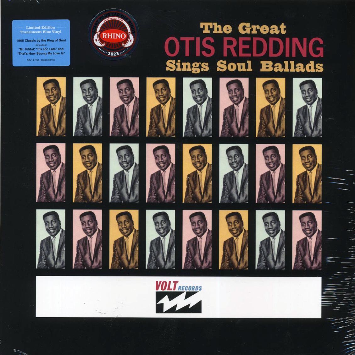 Otis Redding - The Great Otis Redding Sings Soul Ballads (mono) (ltd. ed.) (blue vinyl) - Vinyl LP