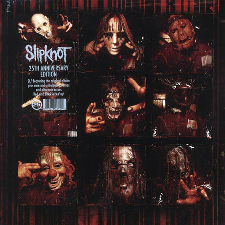 Slipknot - Slipknot (25th Anniv. Ed.) (+13 bonus tracks) (ltd. ed.) (2xLP) (deluxe edition) (red/black vinyl) - Vinyl LP, LP