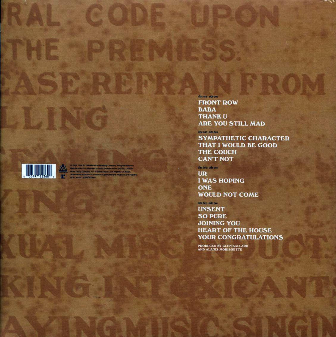 Alanis Morissette - Supposed Former Infatuation Junkie: The Thank U Edition (ltd. ed.) (2xLP) (clear vinyl) - Vinyl LP, LP