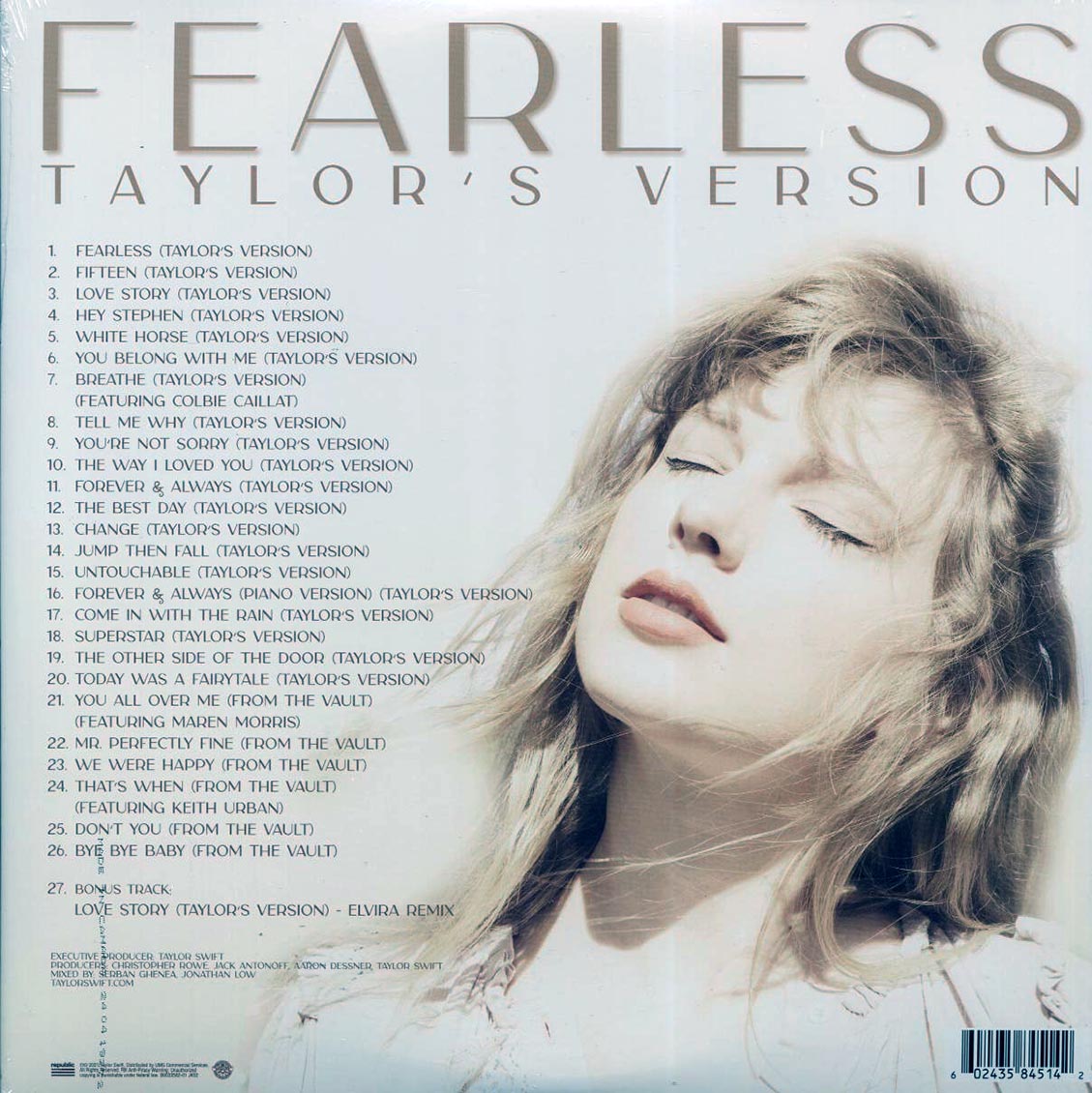 Taylor Swift - Fearless: Taylor's Version (ltd. ed.) (3xLP) (translucent red vinyl) - Vinyl LP, LP
