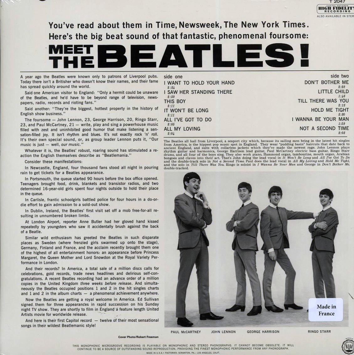 The Beatles - Meet The Beatles! (60th Anniv. Ed.) (mono) (ltd. ed.) (180g) (opaque blue vinyl) - Vinyl LP, LP