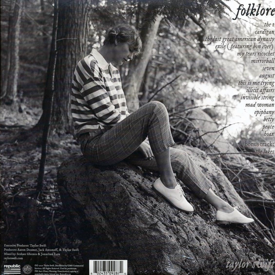Taylor Swift - Folklore (Meet Me Behind The Wall Edition) (ltd. ed.) (2xLP) (red vinyl) - Vinyl LP, LP
