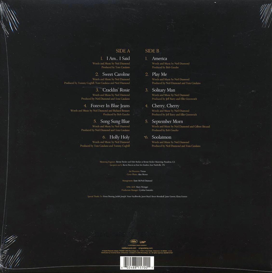 Neil Diamond - All-Time Greatest Hits - Vinyl LP, LP