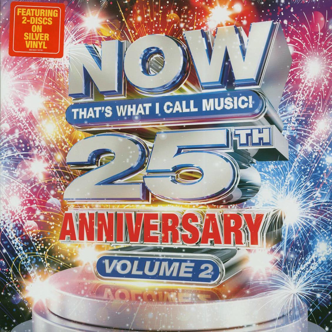 Dua Lupa, Nicki Minaj, Katy Perry, Olivia Rodrigo, Imagine Dragons, Etc. - Now That’s What I Call Music! 25th Anniversary Volume 2 (2xLP) (silver vinyl) - Vinyl LP