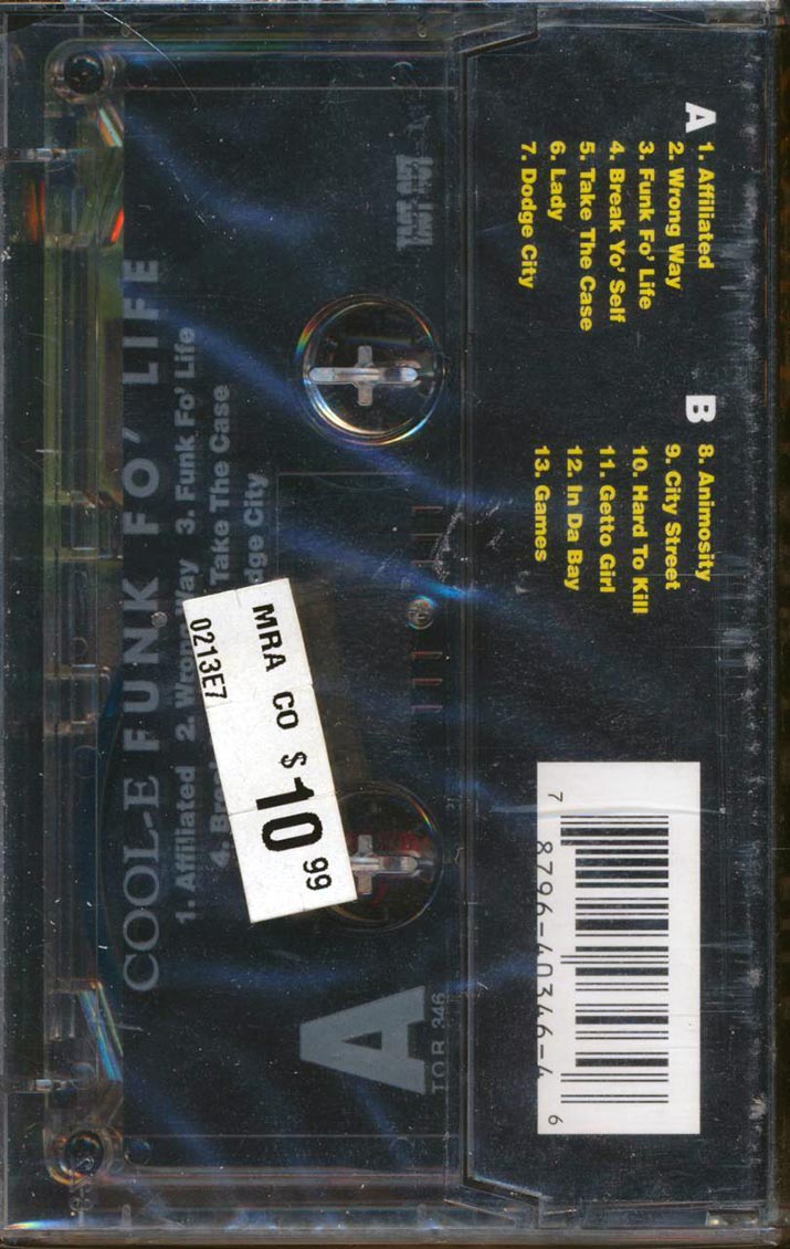 Cool-E - Funk Fo' Life - TAPE, TAPE