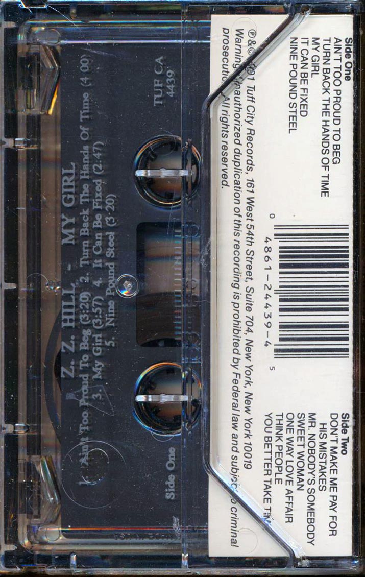 ZZ Hill - Turn Back The Hands Of Time - TAPE, TAPE