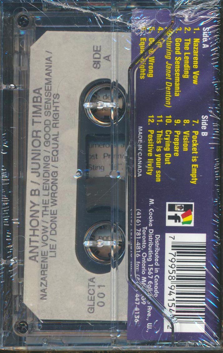 Anthony B, Junior Timba - Nazarene Vow - TAPE, TAPE