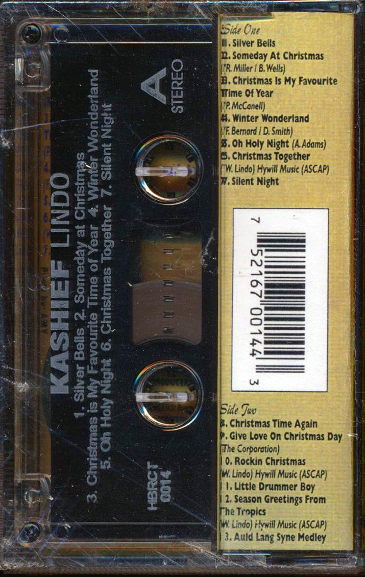 Kashief Lindo - Sings Christmas - TAPE, TAPE