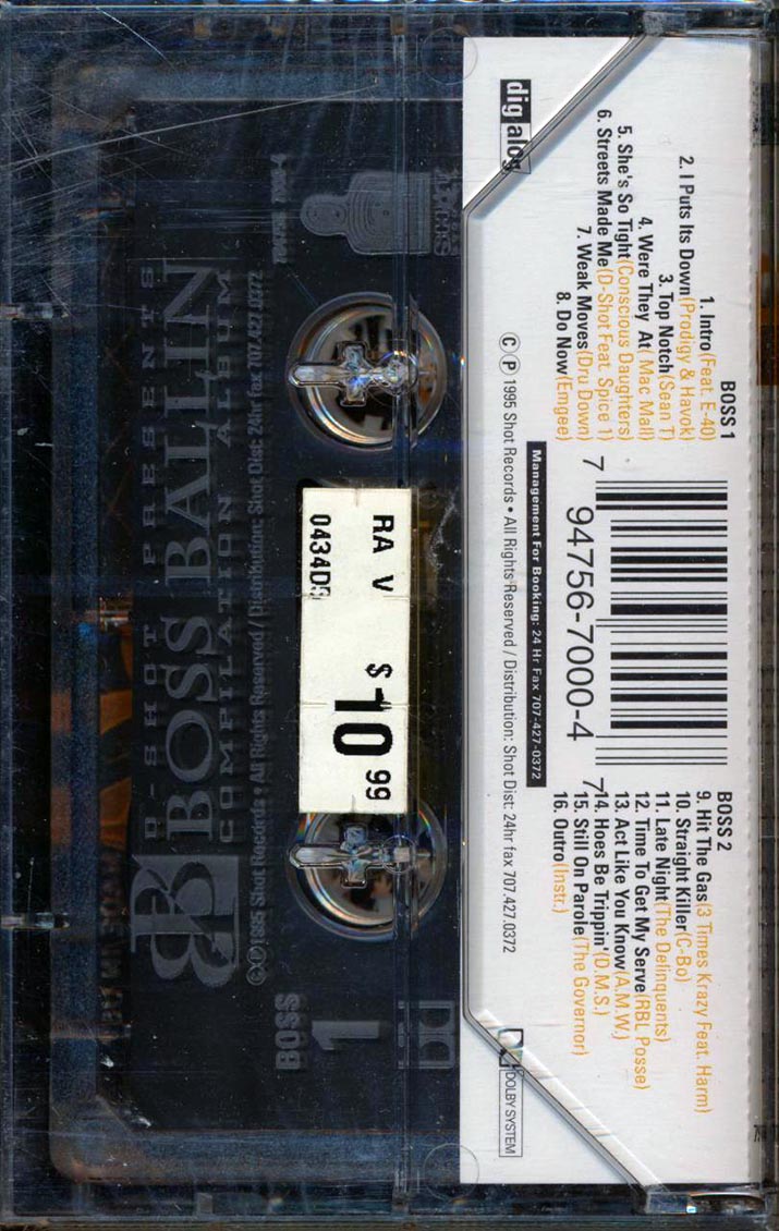 D-Shot - Boss Ballin Compilation Album - TAPE, TAPE
