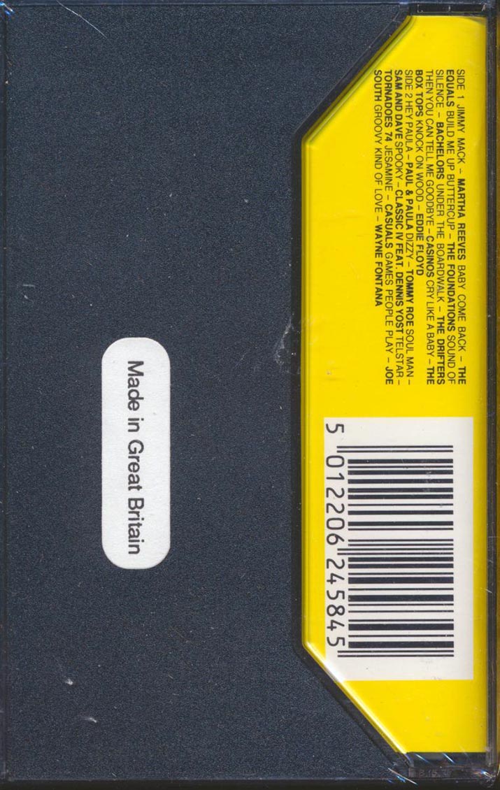 The Equals, The Driftees, The Backelors, Etc. - Dizzy: 16 Swingin Hits Of The 60's - TAPE, TAPE