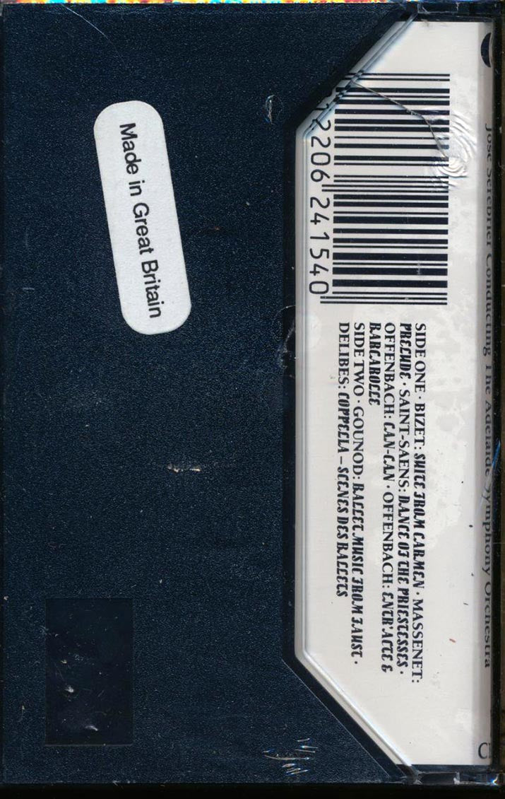 Jose Serebrier, Adelaide Symphony Orchestra - Festival Francais - TAPE, TAPE