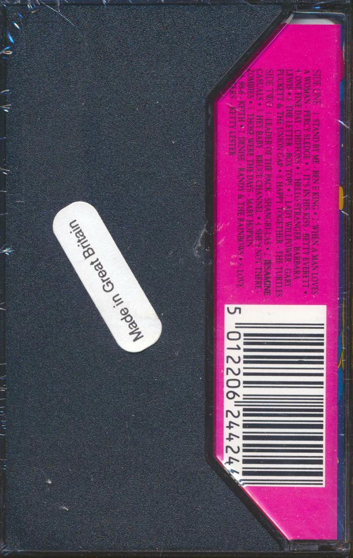 The Turtles, Ben E King, Chiffons, Etc. - Back To The 60's - TAPE, TAPE