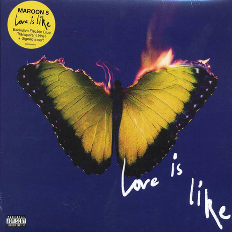 Maroon 5 - Love Is Like (ltd. ed.) (electric blue transparent vinyl) - Vinyl LP, LP