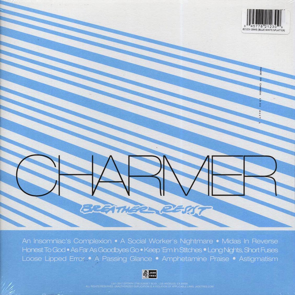 Breather Resist - Charmer (RSD 2025) (ltd. ed.) (baby blue/white splatter vinyl) - Vinyl LP, LP