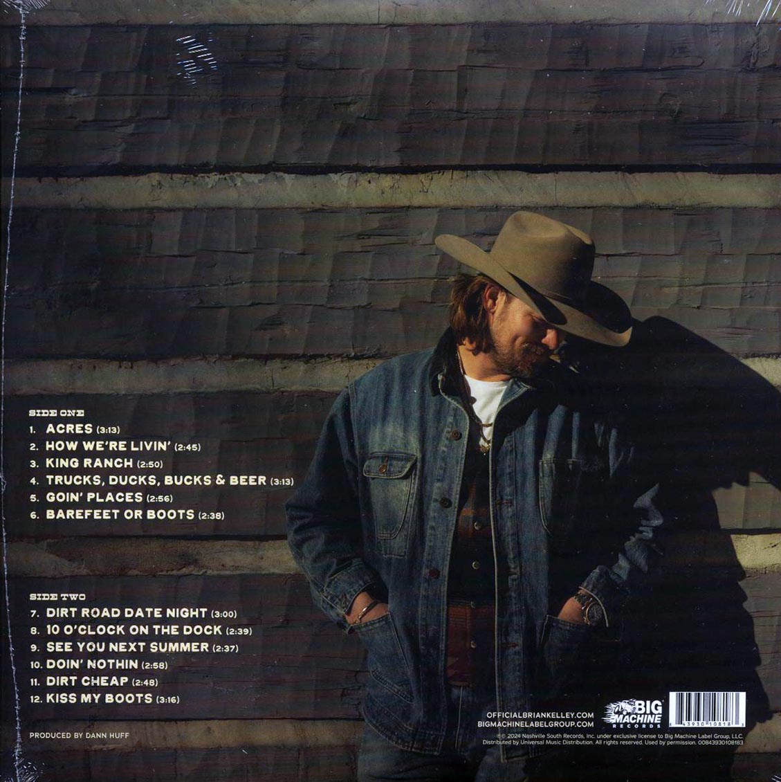 Brian Kelley - Tennessee Truth (gold vinyl) - Vinyl LP, LP