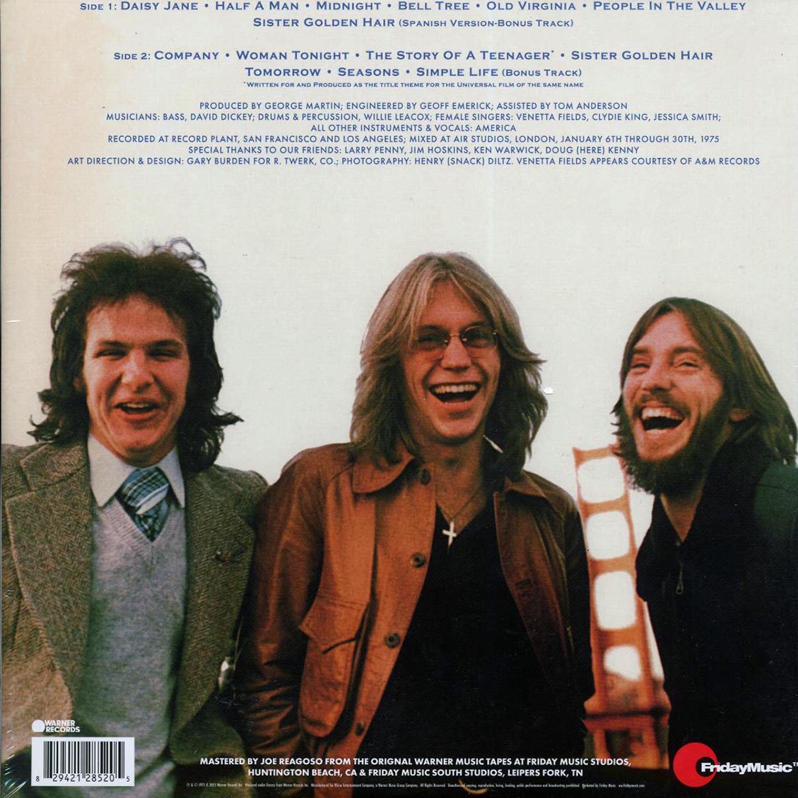 America - Hearts (50th Anniv. Ed.) (+2 bonus tracks) (RSD 2025) (ltd. ed.) (expanded edition) - Vinyl LP, LP